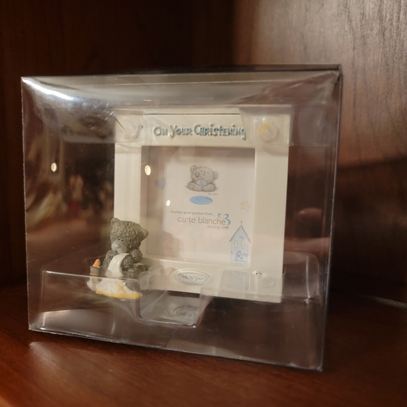 CARTE BLANCHE 🕊️ NIB Precious Tatty Teddy-Me to You "ON YOUR CHRISTENING" Frame - Picture 8 of 16